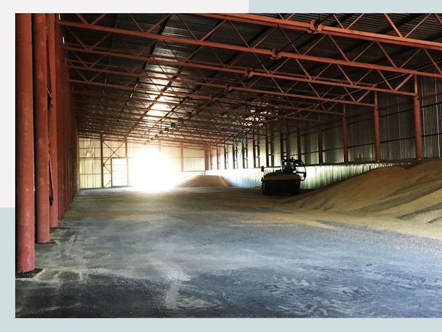 Строительство зернохранилищ в Кулебаках