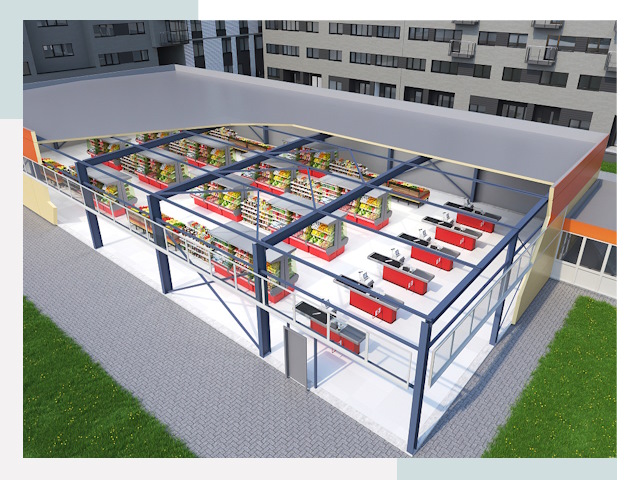 Строительство магазинов в Кулебаки от 618 руб. за м²