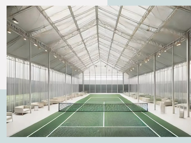 Строительство теннисных кортов в Кулебаках