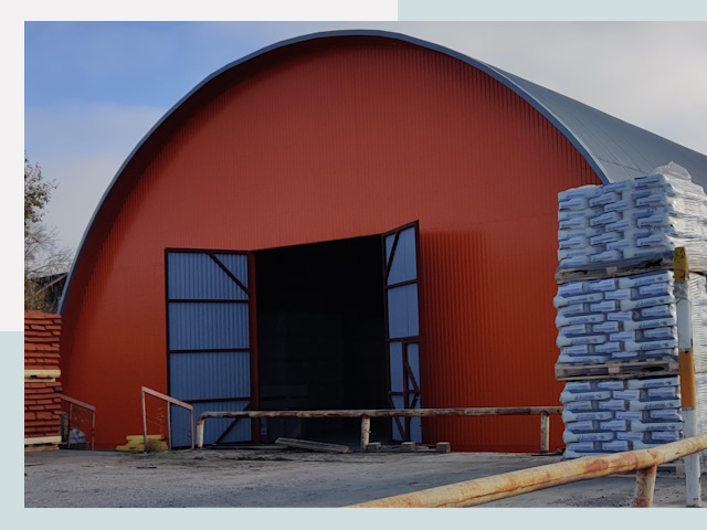 Полукруглые ангары по цене от 618 руб. в Кулебаки