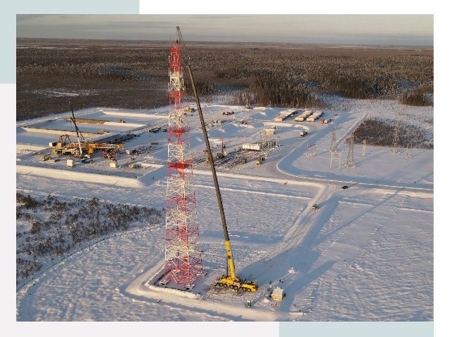 Мачты связи в Кулебаках