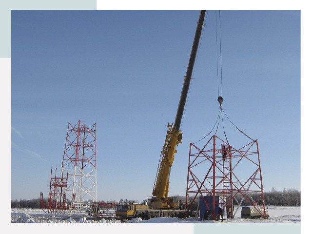 Монтаж вышек связи в Кулебаках