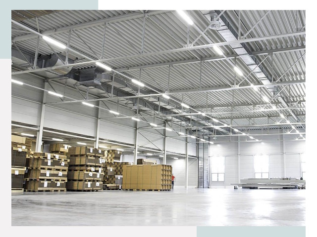 Освещение ангаров в Кулебаках