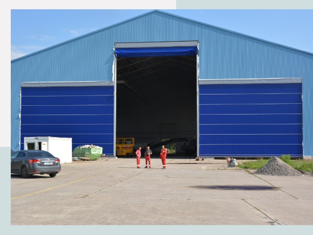 Ангарные ворота в Кулебаки от СтальСтрой-Клб по цене 618 руб.