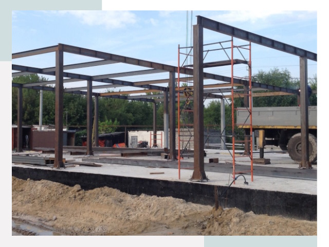 Фундамент для ангаров в Кулебаках